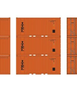 Athearn HO 20' Corrugated Container, ITLU (3)