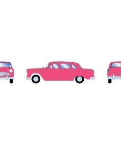 Athearn HO RTR 1950s Sedan, Pink