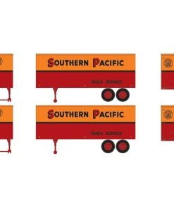 Athearn HO 25' Trailers, SP #322, #350 (2)
