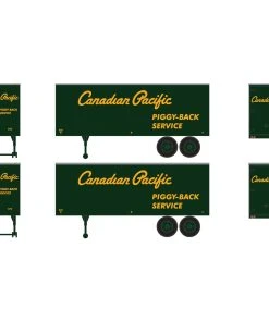Athearn HO 25' Trailers, CPR #325, #376 (2)