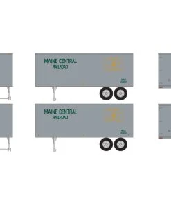 Athearn HO 25' Trailers, RACZ #206822, #206835 (2)