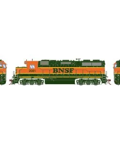 Athearn HO GP38-2 Locomotive With DCC & Sound, BNSF #2081
