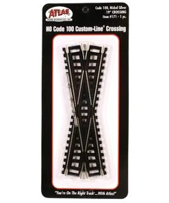 Atlas Model Railroad HO Code 100 19 Degree Custom Crossing