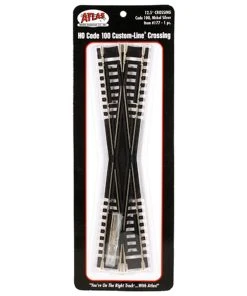 Atlas Model Railroad HO Code 100 12.5 Degree Custom Crossing