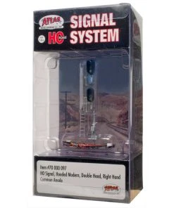 Atlas Model Railroad HO Signal Hooded Modern Double Head RH