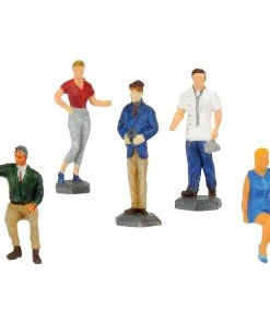Atlas Model Railroad HO Figures, Undecorated (24)