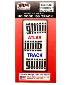 Atlas Model Railroad HO Code 100 1.5" Straight (4)
