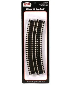 Atlas Model Railroad HO Code 100 15" Radius Curve (6)