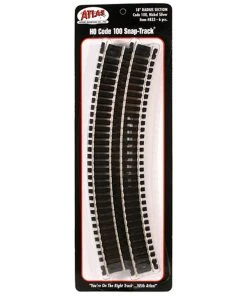 Atlas Model Railroad HO Code 100 18" Radius Curve (6)