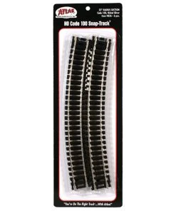 Atlas Model Railroad HO Code 100 22" Radius Curve (6)