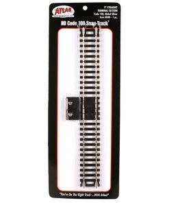 Atlas Model Railroad HO Code 100 9" Straight Terminal