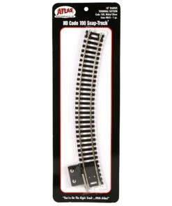 Atlas Model Railroad HO Code 100 18" Radius Curve Terminal