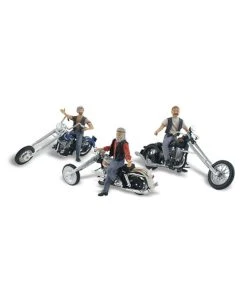 Woodland Scenics HO Bad Boy Bikers