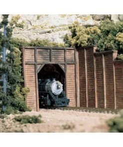 Woodland Scenics HO Single Tunnel Portal, Timber