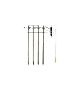 Woodland Scenics HO Wired Poles Single Crossbar